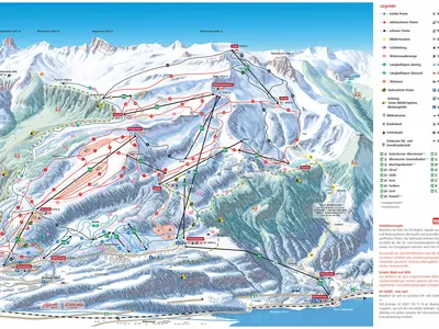 Pistenplan Flumserberg