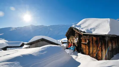 Unberührter Schnee abseits der Pisten