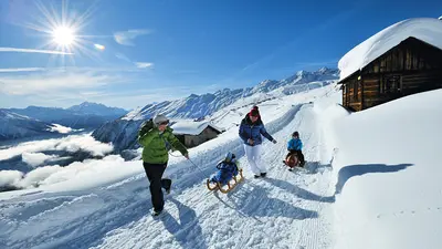 Schlitteln in Belalp