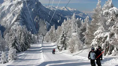 Schlepplift im Skigebiet Rosswald