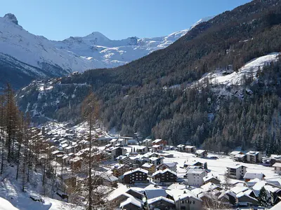 Blick auf Saas-Grund © PHOTOPRESS/Saas-Fee
