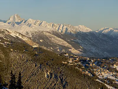 Blick in den Talkessel von Anzère © Etat du Valais / François Perraudin
