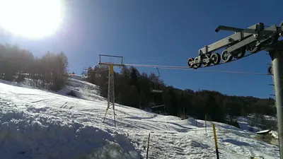 Sessellift im Skigebiet Eischoll