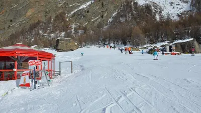 Skipiste Saas Almagell