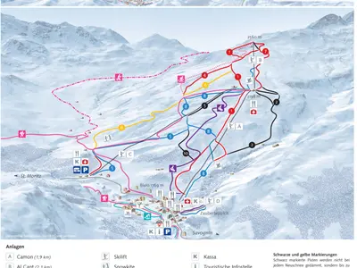 Pistenplan Bivio