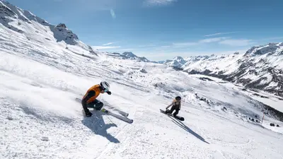 Frühlingsskifahren am Corvatsch