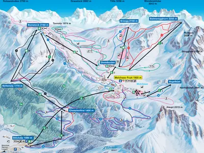 Pistenplan Melchsee-Frutt