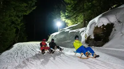 Nachtschlitteln auf der Melchsee-Frutt