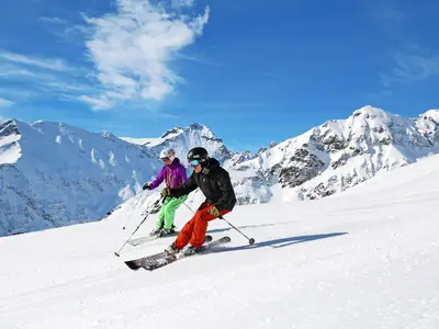 Skifahren in Elm © Sportbahnen Elm