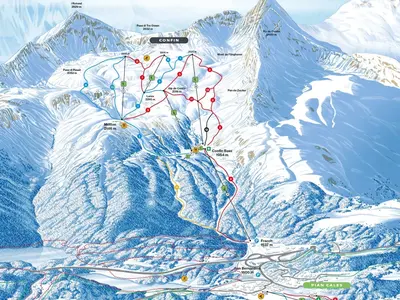 Pistenplan San Bernardino