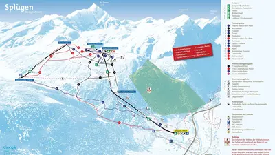Pistenplan Splügen Tambo