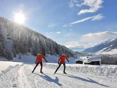 Langläufer im Obergoms © Valais / Wallis Promotion Christian Perret