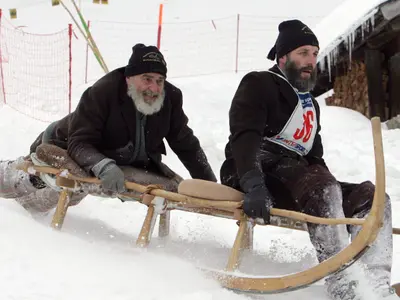 Hornschlittenrennen Adelboden © PHOTOPRESS/Juerg Mueller