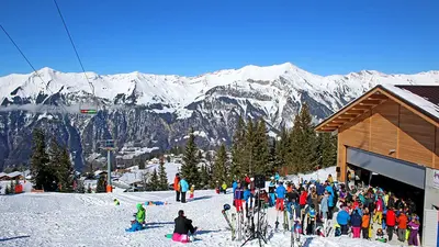 Mittelstation des Skigebiets Axalp