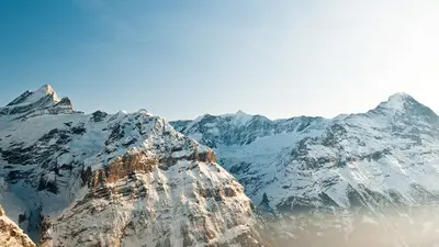 Schreckhorn und Eiger