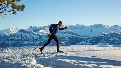 Langläufer auf der Rigi