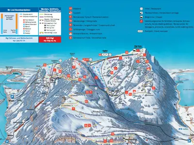 Pistenplan Rigi