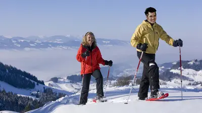 Schneeschuhwandern beim Atzmännig