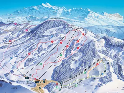 Pistenplan Atzmännig