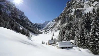 Winterlandschaft am Kerenzerberg