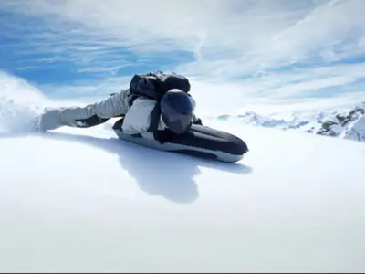 Airboarder am Kerenzerberg © Kerenzerberg Tourismus