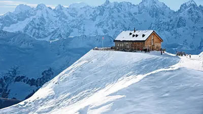 SAC-Hütte "Mont Fort" auf 2.456 m in Verbier