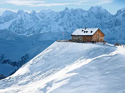 SAC-Hütte "Mont Fort" auf 2.456 m in Verbier © Switzerland Tourism / swiss-image.ch/Christof Sonderegger