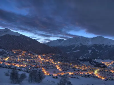 Morgendämmerung über Verbier © Etat du Valais / François Perraudin
