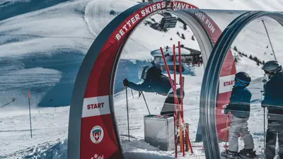 Race-Strecke in Verbier