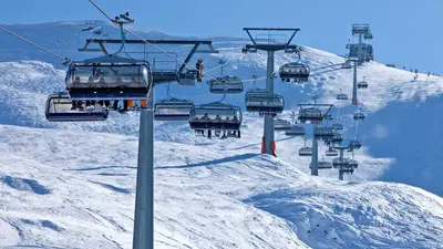 Sessellift mit Bubble in Obersaxen-Mundaun