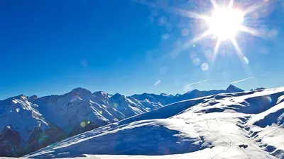 Tiefschneehang zum Freeriden in Obersaxen-Mundaun