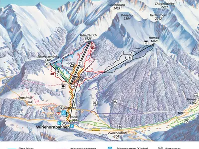 Pistenplan Wiriehorn