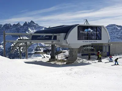 Bergstation in Champéry © Etat du Valais / François Perraudin