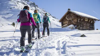 Skitourengeher in Nendaz