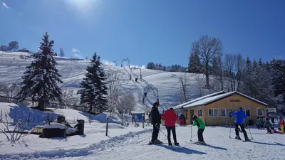 Skibetrieb in Heiden