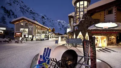 Winterliches Samnaun