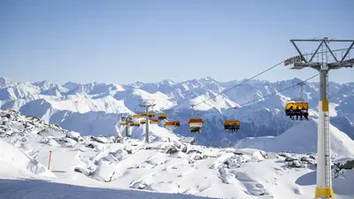 Sessellift in Samnaun