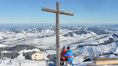 Gipfelkreuz am Ebenalp-Horn
