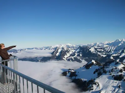 Aussichtsplattform in Moléson © Moléson