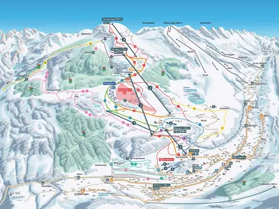 Pistenplan Wildhaus