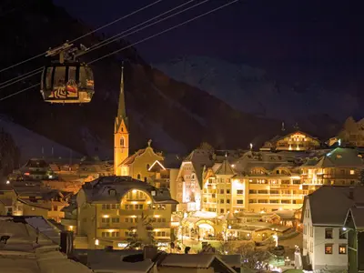 Blick auf das winterliche Ischgl © TVB Paznaun - Ischgl
