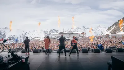 Ischgl ist bekannt für seine spektakulären Konzerte