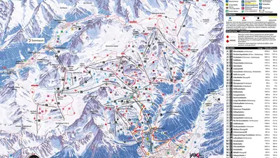 Pistenplan Ischgl-Samnaun