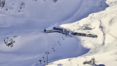Luftaufnahmen Ötztal Rettenbachgletscher