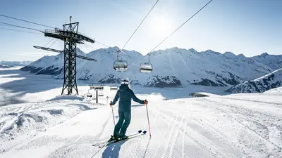 Im Skigebiet Ski Arlberg