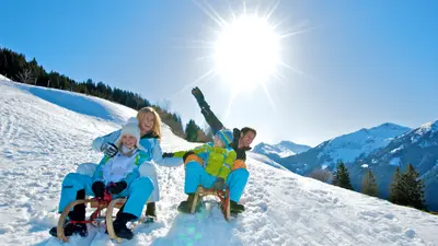 Rodelbahn in Saalbach