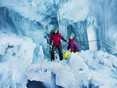 Natur Eis Palast am Hintertuxer Gletscher © Hintertuxer Gletscher