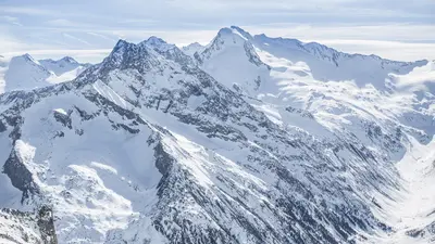Panoramablick vom Hintertuxer Gletscher