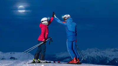 Moonlight Skiing in der Zillertal Arena