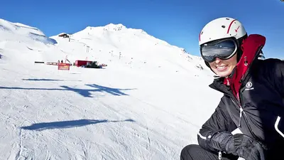 Snowpark im Skigebiet